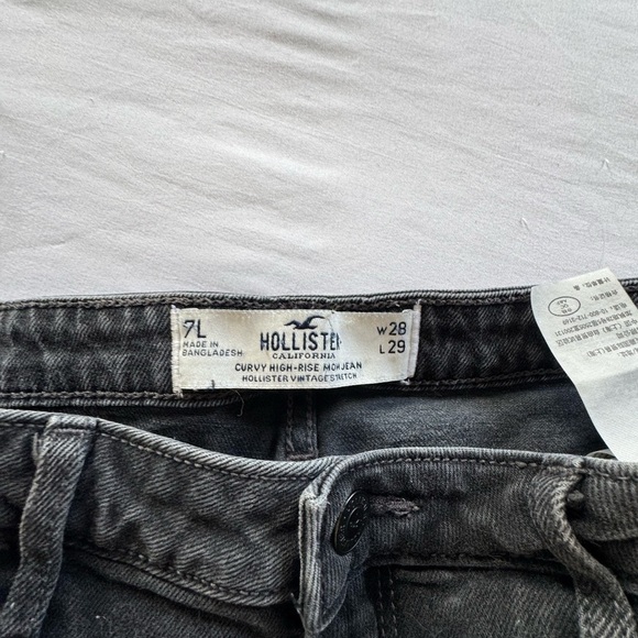 Hollister Two-Tone Black and Gray Women's Jeans size 7/28 - Picture 5 of 7